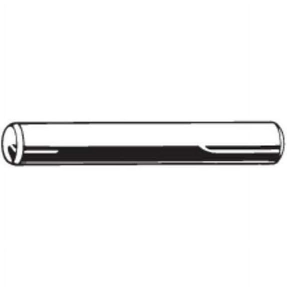 Standard Dowel Pin, 4 mm Nominal Dia, 10 mm L, Hardened Steel, Steel, 100 PK