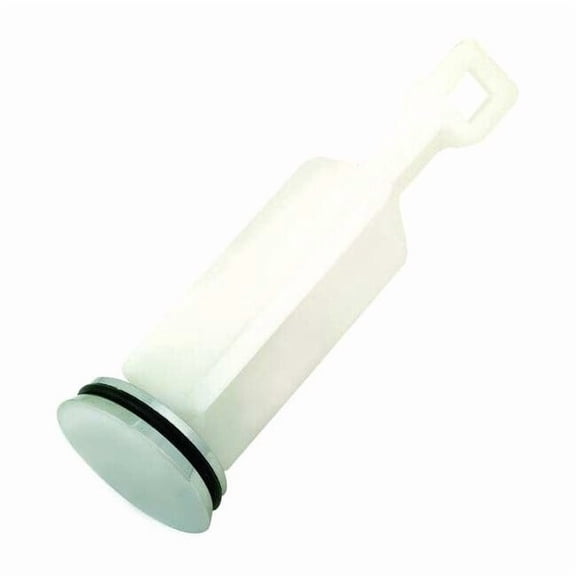 Pop-Up Stopper,White,Pipe 1-1/4" dia. 30383