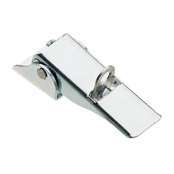 Draw Latch, Padlockable, Natural, Catch/Latch Length: 27/32"