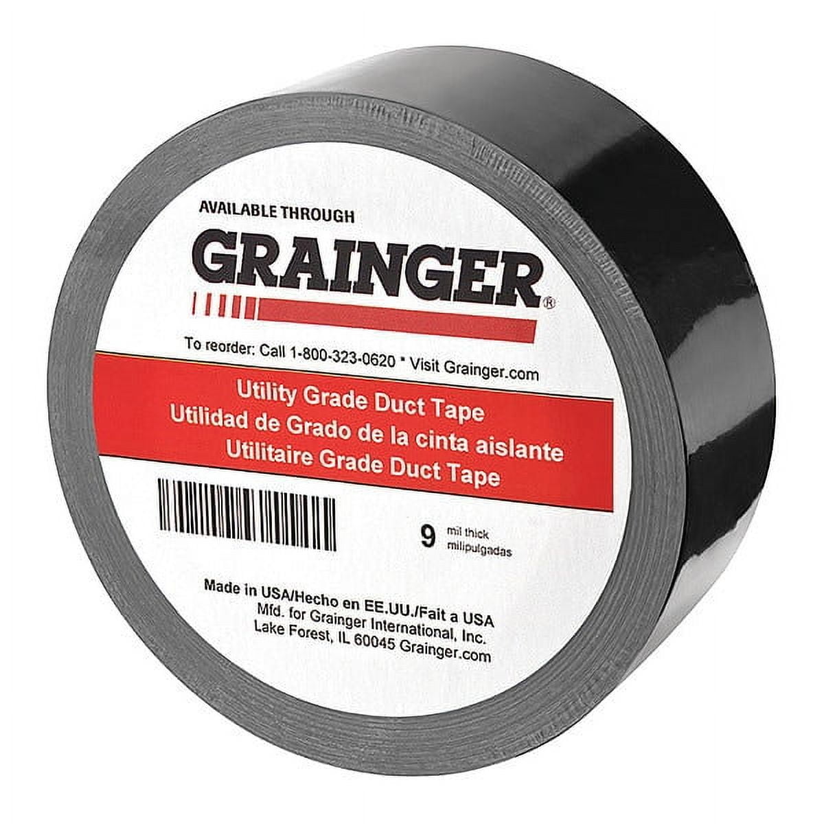 Manufacturer Varies Duct Tape,Black,3 3/4inx33 1/4 yd,PK6 TC600-Black