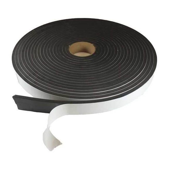 Manufacturer Varies EPDM Neoprene SBR Strip,L 50 ft,Black CNES591/83/450T