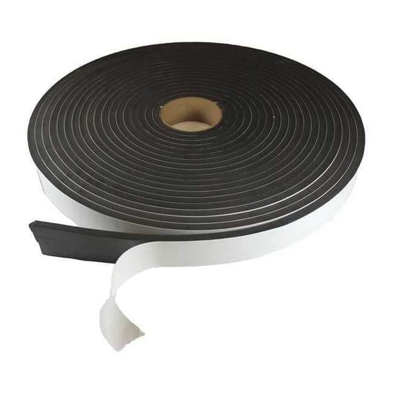 Manufacturer Varies EPDM Neoprene SBR Strip,L 50 ft,Black CNES59116X1X50T