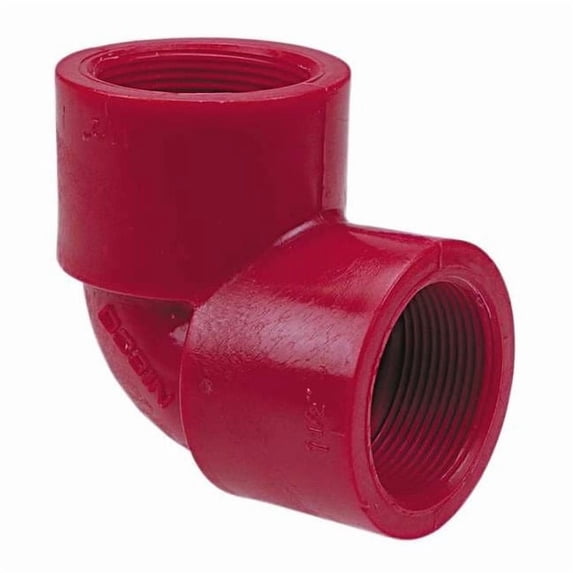 Manufacturer Varies Elbow, 90 Degrees, 1/2 in Pipe Size,FNPT 650733 1/2