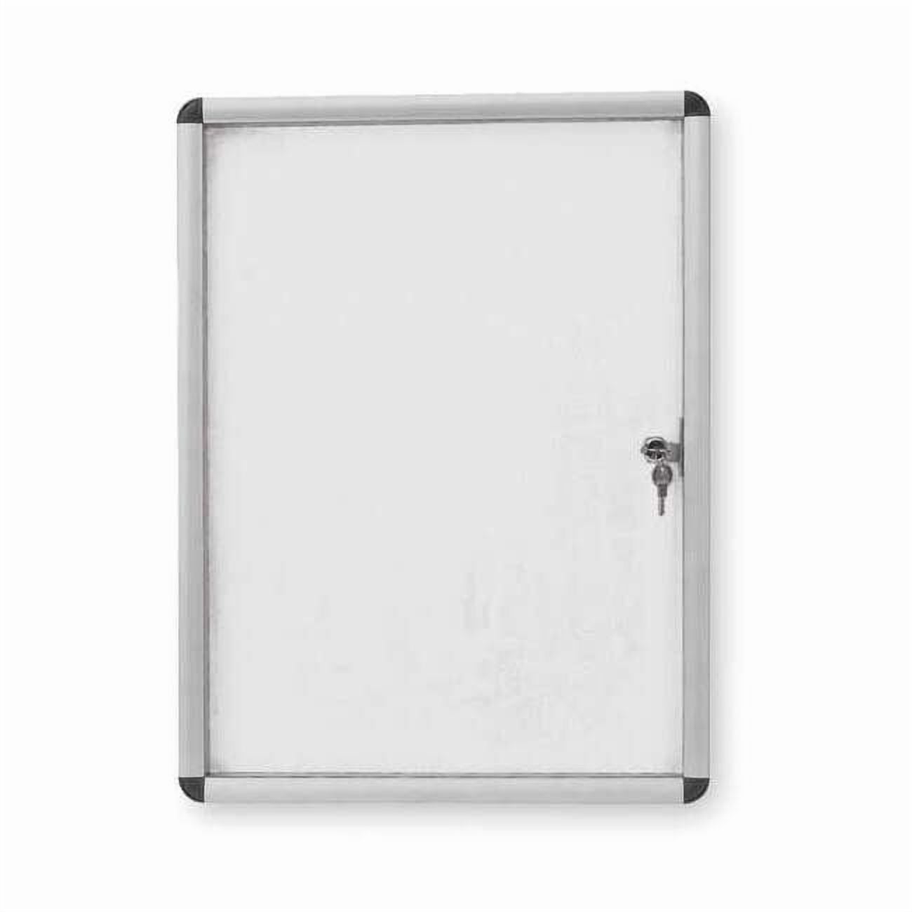 Enclosed Magnetic Bulletin Board 37-1/2"x25-2/5", 1 Door 2RXC7