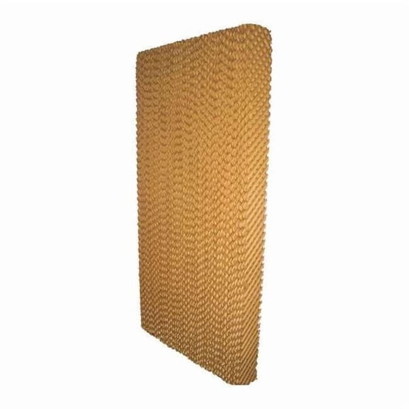 Evaporative Cooling Pad, Kraft Paper, 60 in H x 12 in W x 2 in D, 5 PK