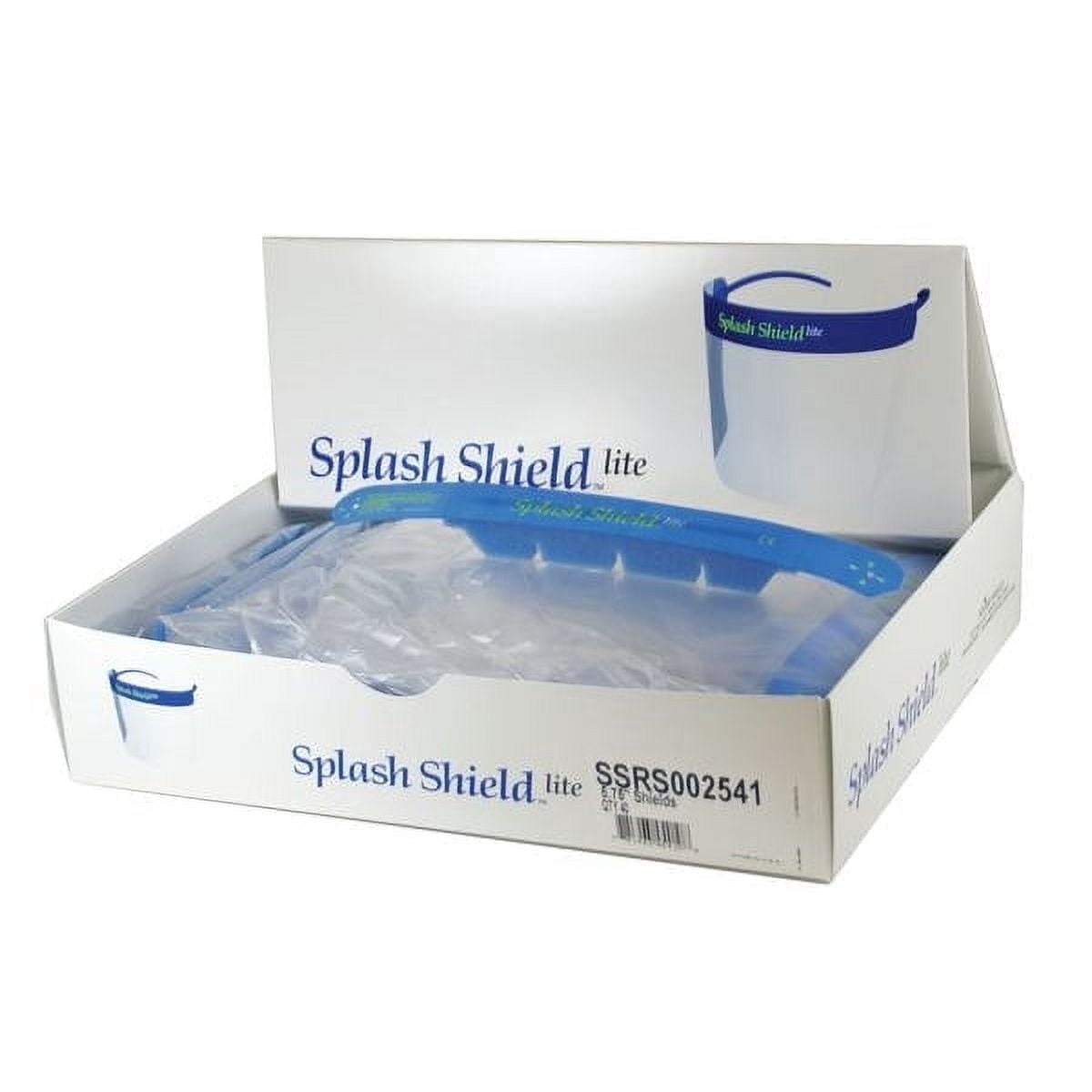 Face Shield Visor, Clear Visor, 5 3/4 in Height, Anti-Fog Lens, clear 4541SC