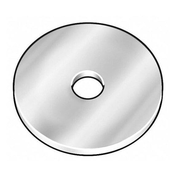 Fender Washer, For Screw Size 1/2" ,316 Stainless Steel Plain Finish, 5 PK