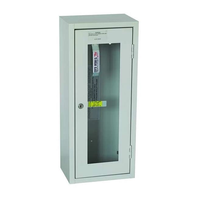 Fire Extinguisher Cabinet, Surface Mount, 23 5/8 in Height, 10 lb 35GX49