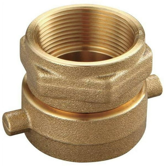 Manufacturer Varies Fire Hose Adapter,Straight,NPTxNST 6AKD6