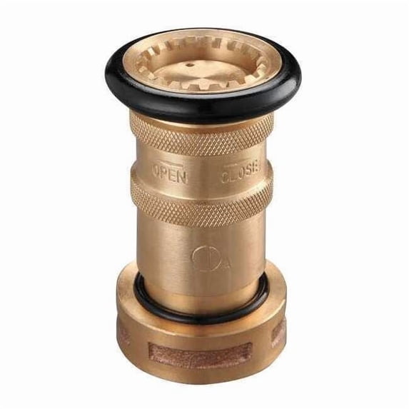 Manufacturer Varies Fire Hose Nozzle,Twist,Brass 6AKC2