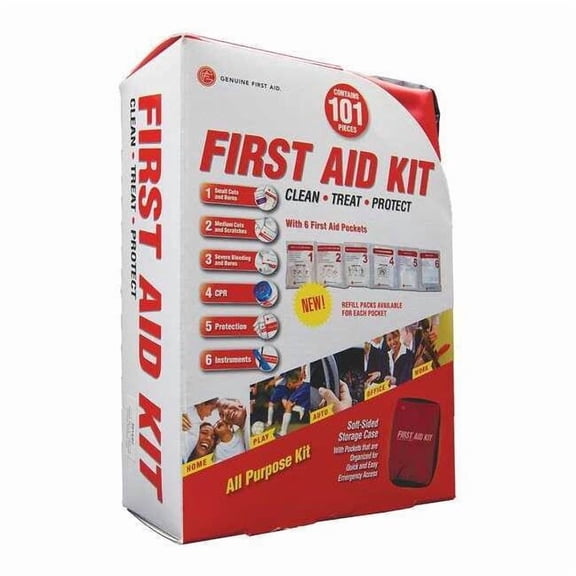 First Aid Kit and Housing, Nylon 101 Components, 10 People Served