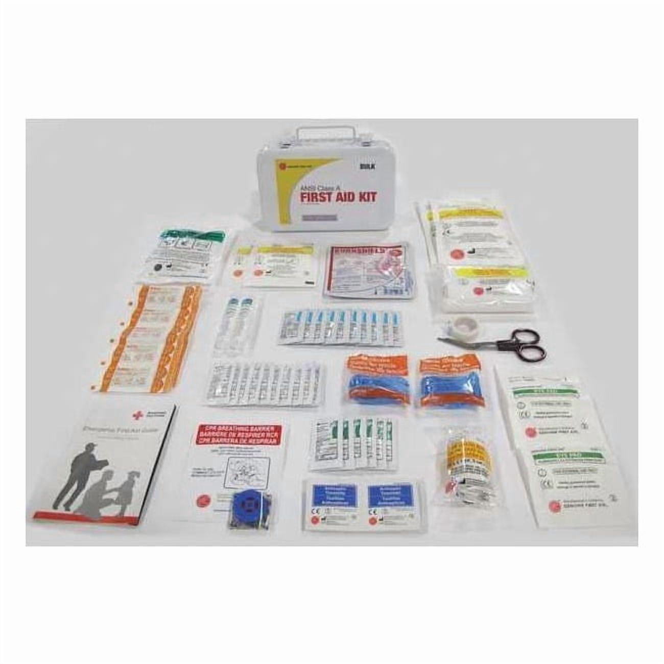 First Aid Kit and Housing, Metal 71 Components, 10 People Served 9999-2156