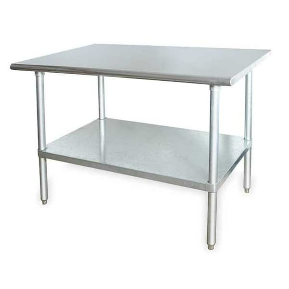 Manufacturer Varies Fixed Work Table,SS,60" W,30" D 4UEK4