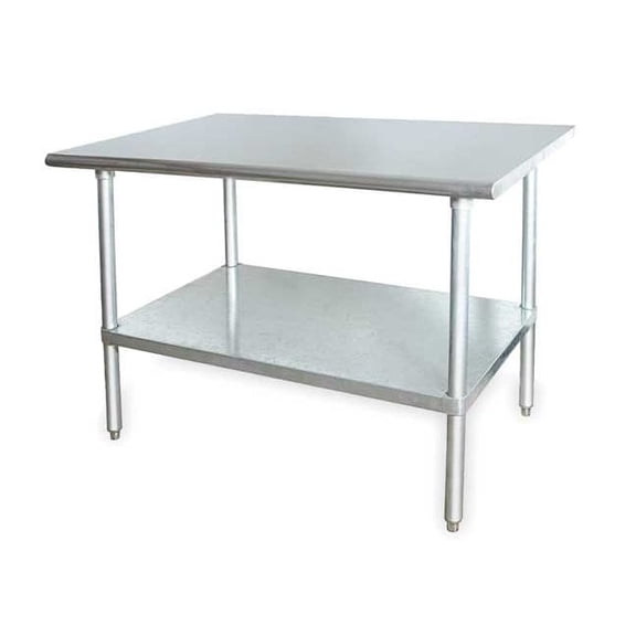 Manufacturer Varies Fixed Work Table,SS,60" W,30" D 4UEK4