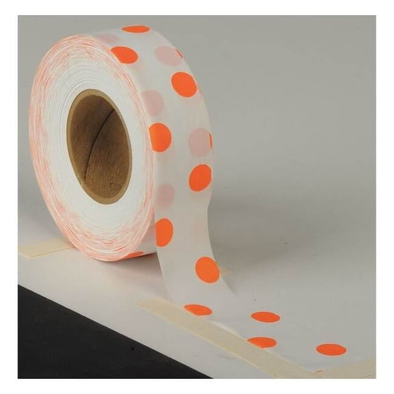 Manufacturer Varies Flagging Tape,Pink/White,150ft x 1-3/8In SPGW-200