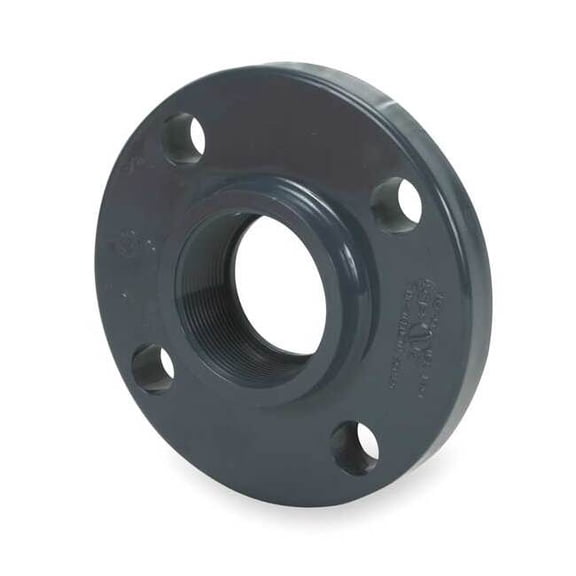 Manufacturer Varies PVC Flange, FNPT, 1-1/4 in Pipe Size 852-012