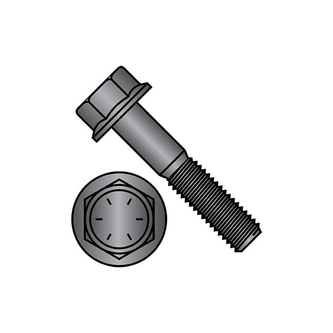 Manufacturer Varies 3/4-10in x 1-1/2in FRAME BOLT, Black Steel, 125 PK 7524BF