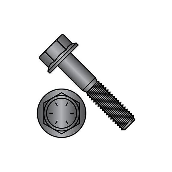 Manufacturer Varies 3/4-10in x 1-1/2in FRAME BOLT, Black Steel, 125 PK 7524BF