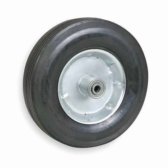 Manufacturer Varies Solid Rubber Wheel,10 in.,300 lb. 1NWZ2