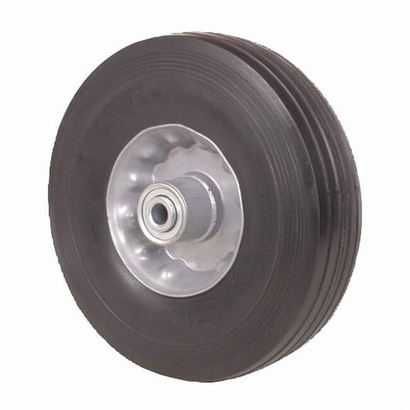 Solid Rubber Wheel,6 in.,200 lb. 1NWY3