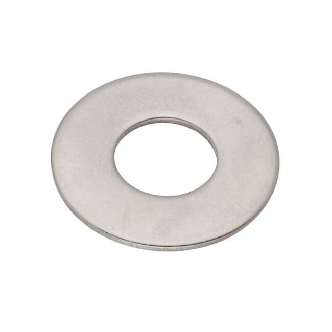 Flat Washer, For Screw Size 3/8" ,340 Stainless Steel Plain Finish, 100 PK