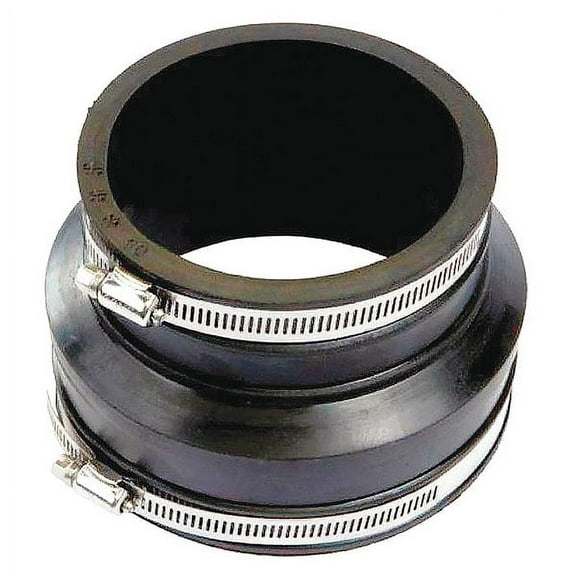 Manufacturer Varies Flexible Coupling,PVC,4 in For Pipe Size DX1070-44