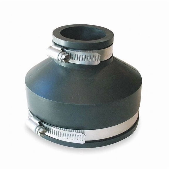 Manufacturer Varies Flexible Coupling,PVC,6 x 2 in Pipe Size 1056-62