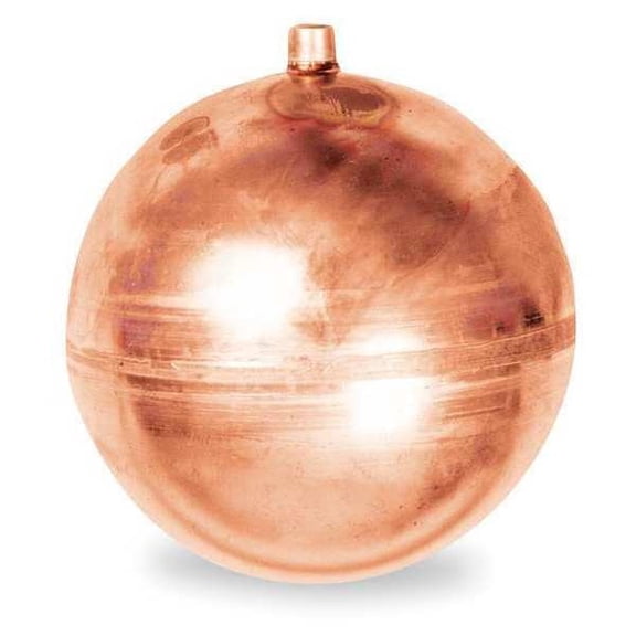 Manufacturer Varies Float Ball,Round,Copper,6 In 109-872