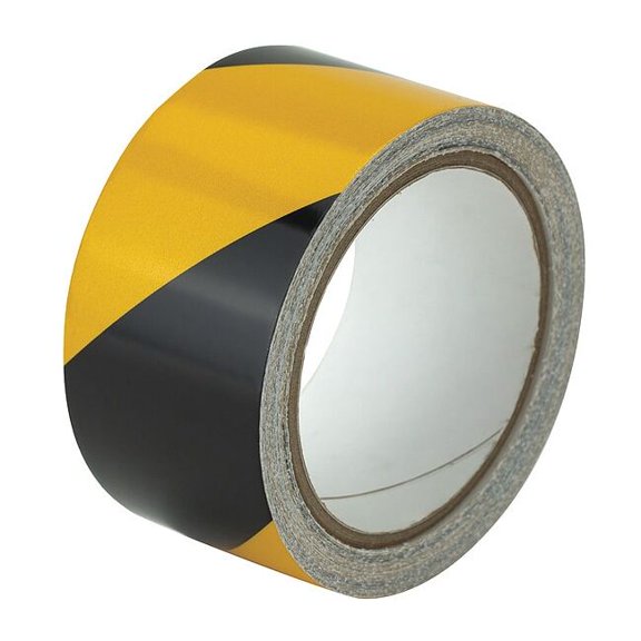 Manufacturer Varies Floor Tape,Black/Yellow,2 inx30 ft,Roll RS2BY