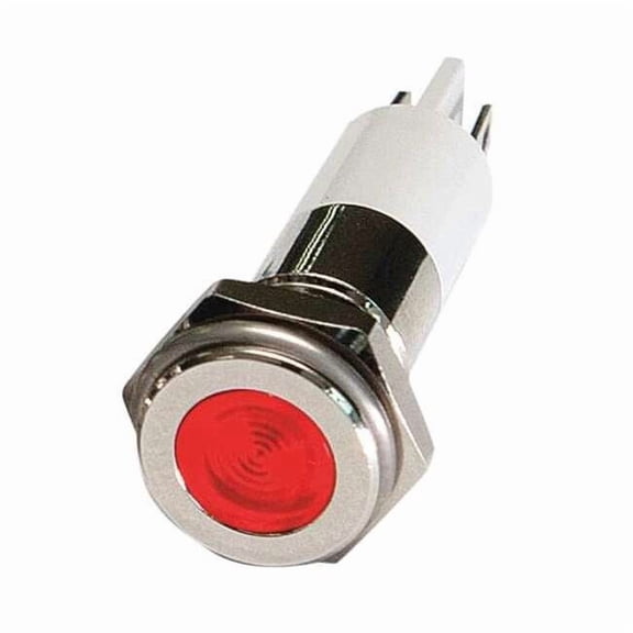 Manufacturer Varies Flat Indicator Light,Red,24VDC 24M098