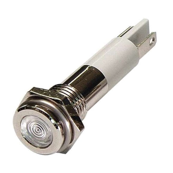 Manufacturer Varies Flat Indicator Light,White,120VAC 24M074