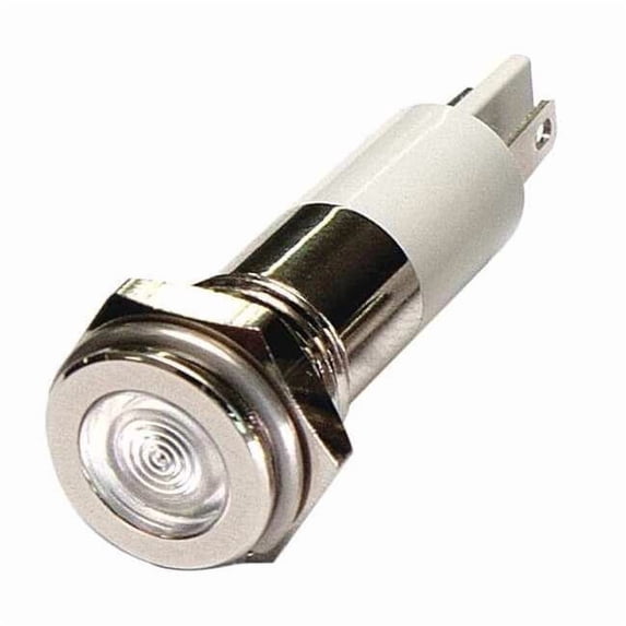 Manufacturer Varies Flat Indicator Light,White,120VAC 24M108