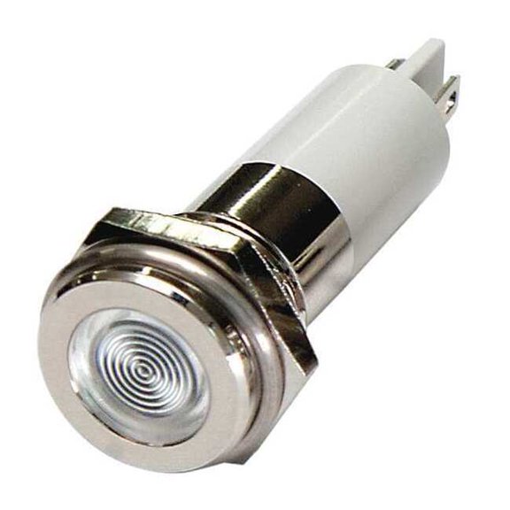 Manufacturer Varies Flat Indicator Light,White,24VDC 24M136
