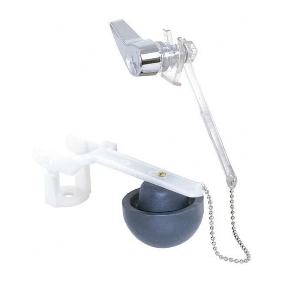 Manufacturer Varies Touch Flush Valve, Plastic, White 40079