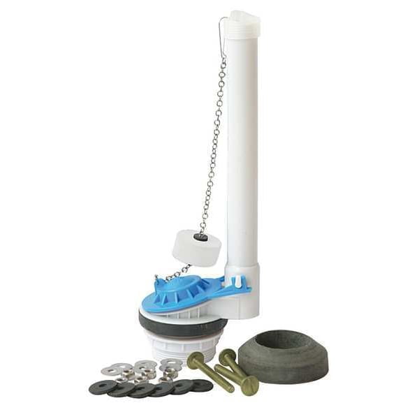 Universal Fit White ABS Toilet Flush Valve Kit
