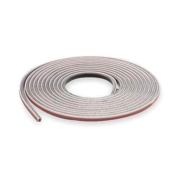 Manufacturer Varies Foam Seal,17 ft.,Gray,Polypropylene Pile 2RRR8