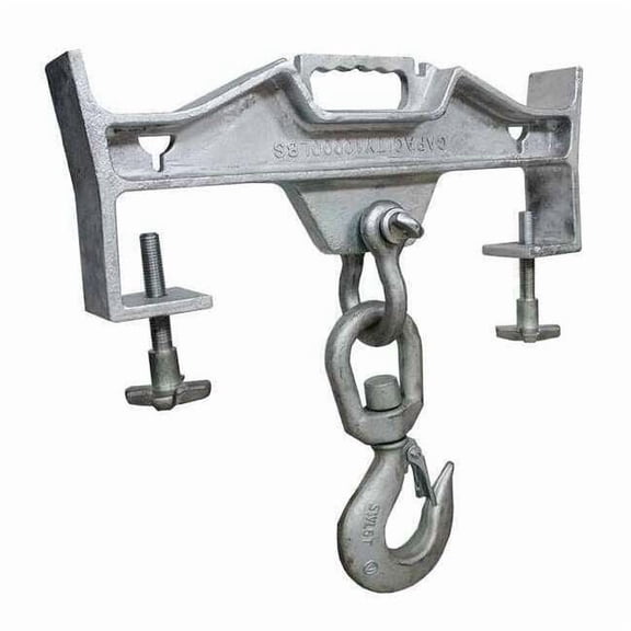 Lifting Hook,Dbl Fork,Sgl Swivel,10000Lb 22MW69