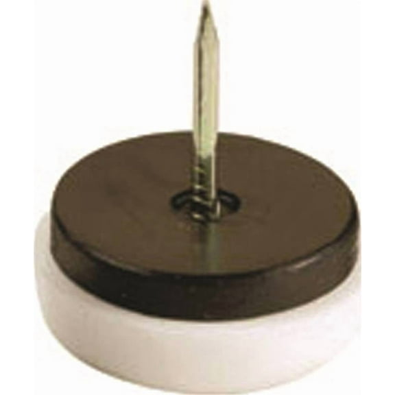 Shepherd Hardware 9445 Furniture Glide, Plastic, White