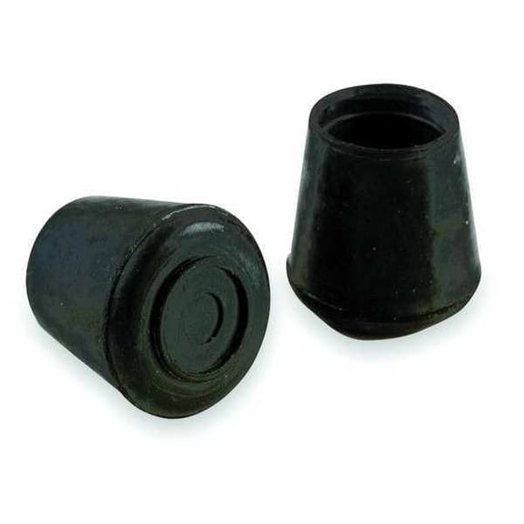 ZoroSelect Protective Leg Tips, Slip-On, Round, PK24