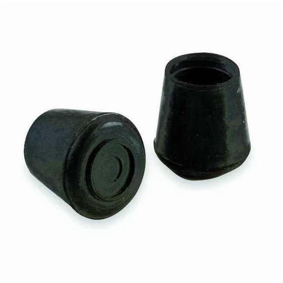 Protective Leg Tips,Slip-On,Round,PK24 6J572