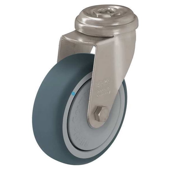 Manufacturer Varies Kingpin Swivel Caster,Thrm Rubber,3 in.,165 lb. LRA-TPA 75KF
