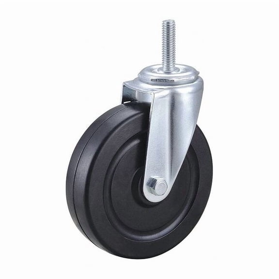 Manufacturer Varies Swivel Stem Caster,Rubber,5 in.,200 lb. DCRR05052S-S13