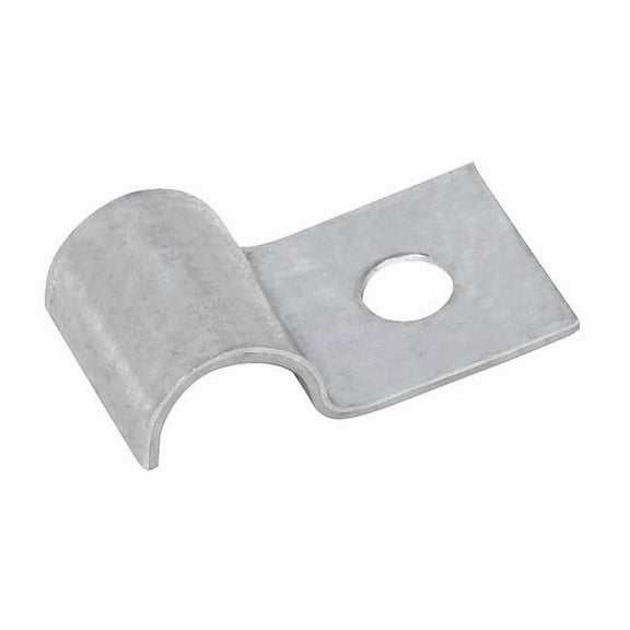 Cable Clamp, Steel, 3/16 in Bundle Dia., Natural, 50 PK