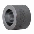 thumbnail image 1 of Half Coupling Half Coupling, 1/8" Pipe, FNPT, Black Forged Steel, Class 3000, 1 of 1