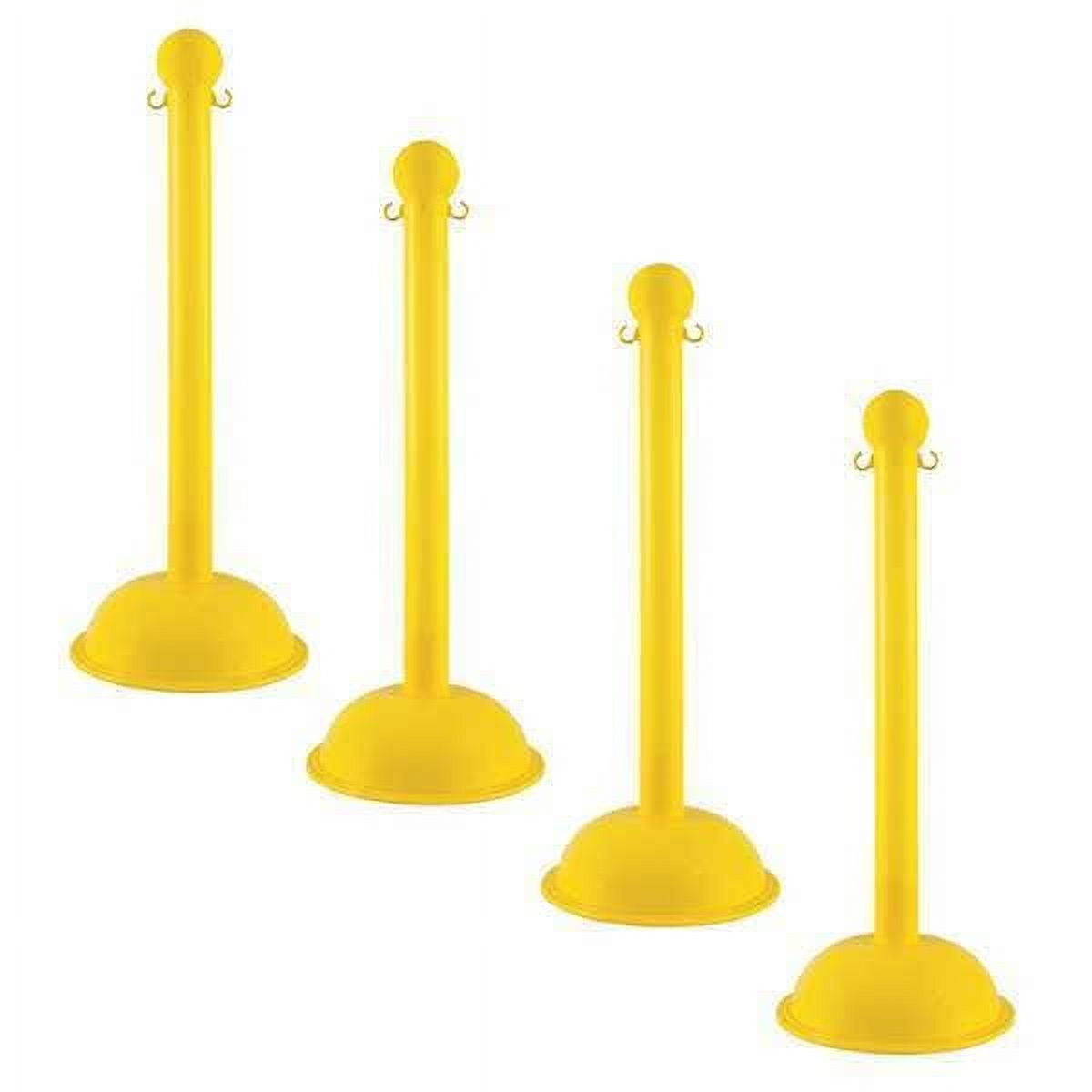 Manufacturer Varies 3" Diameter Stanchion - Yellow (4-pack) 99902-4