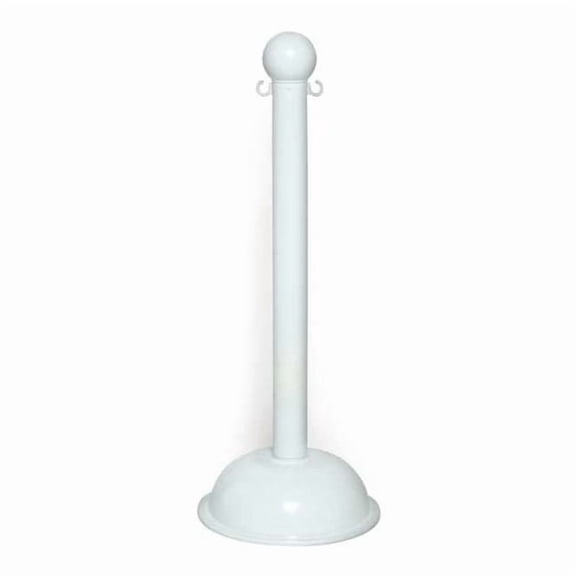 3" Diameter Plastic Stanchion - White, Height (4-pack) 99901-4