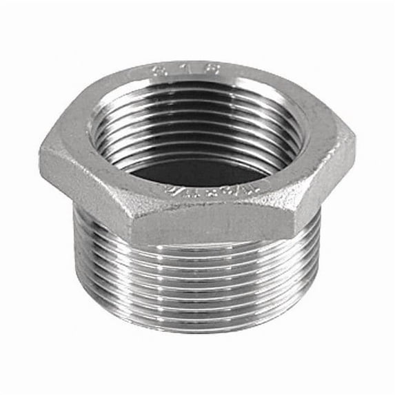 Manufacturer Varies 2" x 1-1/2" MNPT x FNPT 316 SS Hex Bushing 600B113N020112