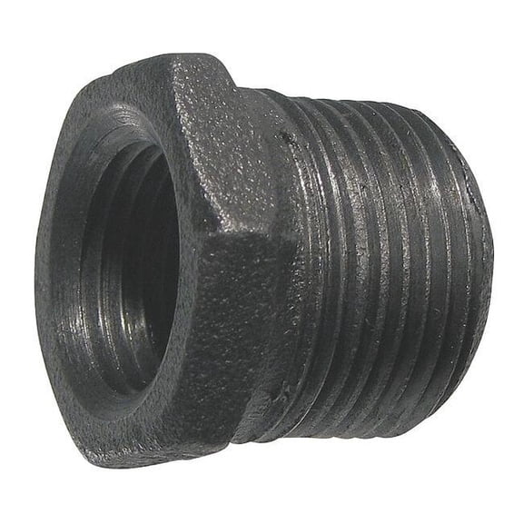 Hex Bushing Hex Bushing, 3" x 2" Pipe, FNPT x MNPT, Malleable Iron, Class 150