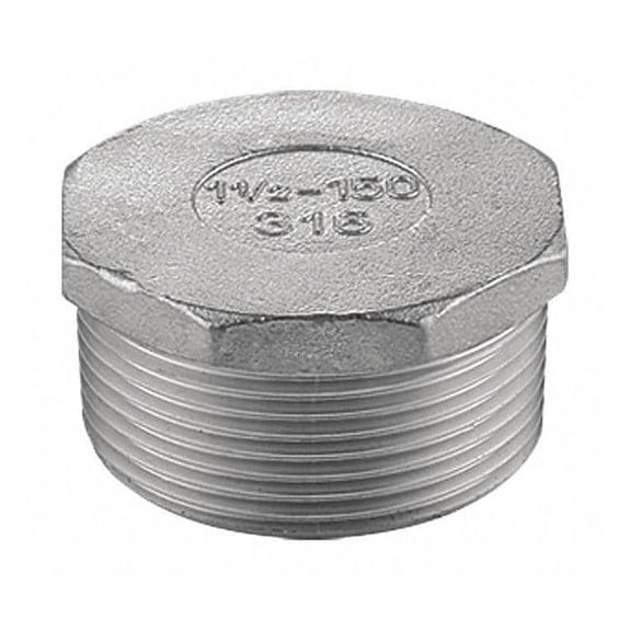 Manufacturer Varies 1/2" MNPT 304 SS Hex Head Plug 40HP112N012