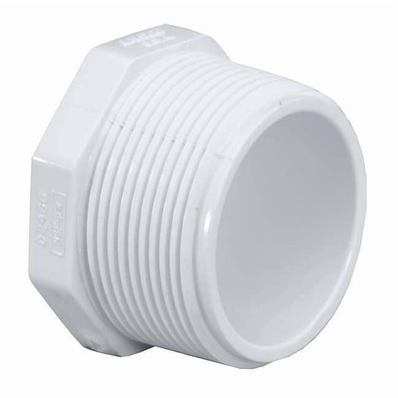 PVC Plug, MNPT, 4 in Pipe Size 450040